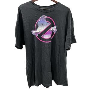 GHOSTBUSTERS Who Ya Gonna Call Black logo classic tee big & tall sz XXL 2X